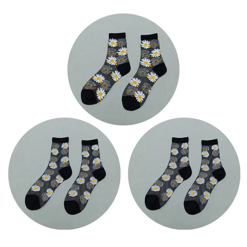 A Bloomy Summer Socks