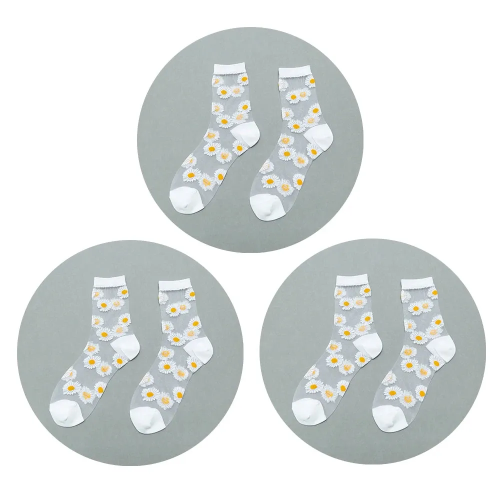 A Bloomy Summer Socks