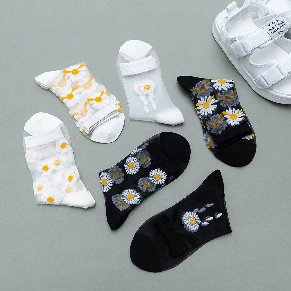 A Bloomy Summer Socks