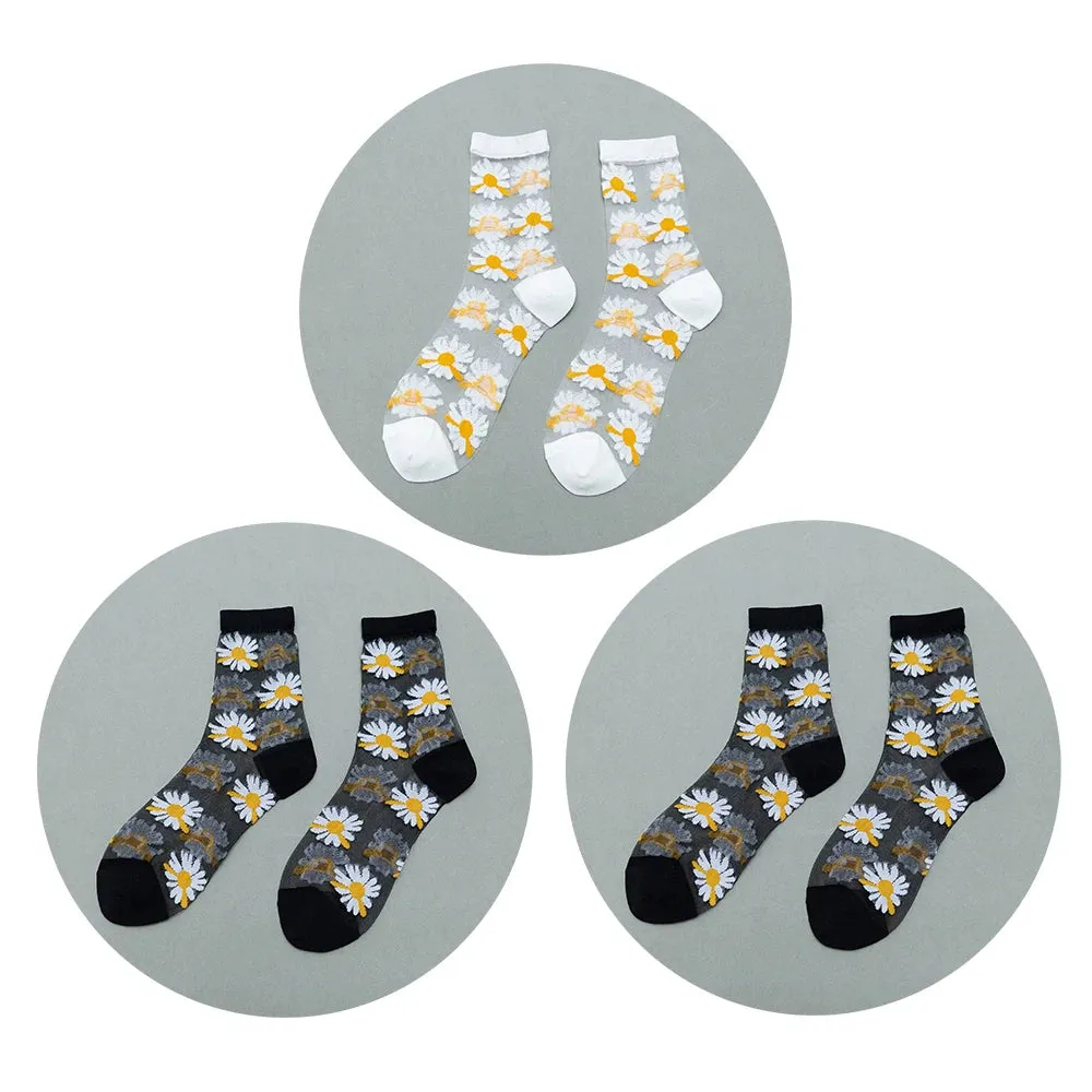 A Bloomy Summer Socks