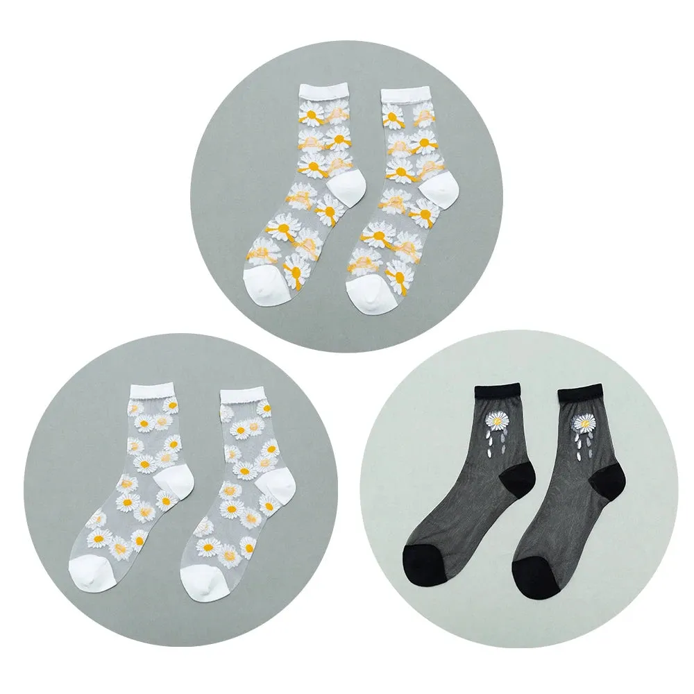 A Bloomy Summer Socks