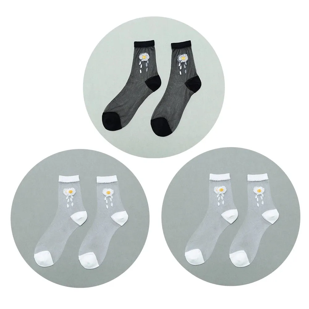 A Bloomy Summer Socks