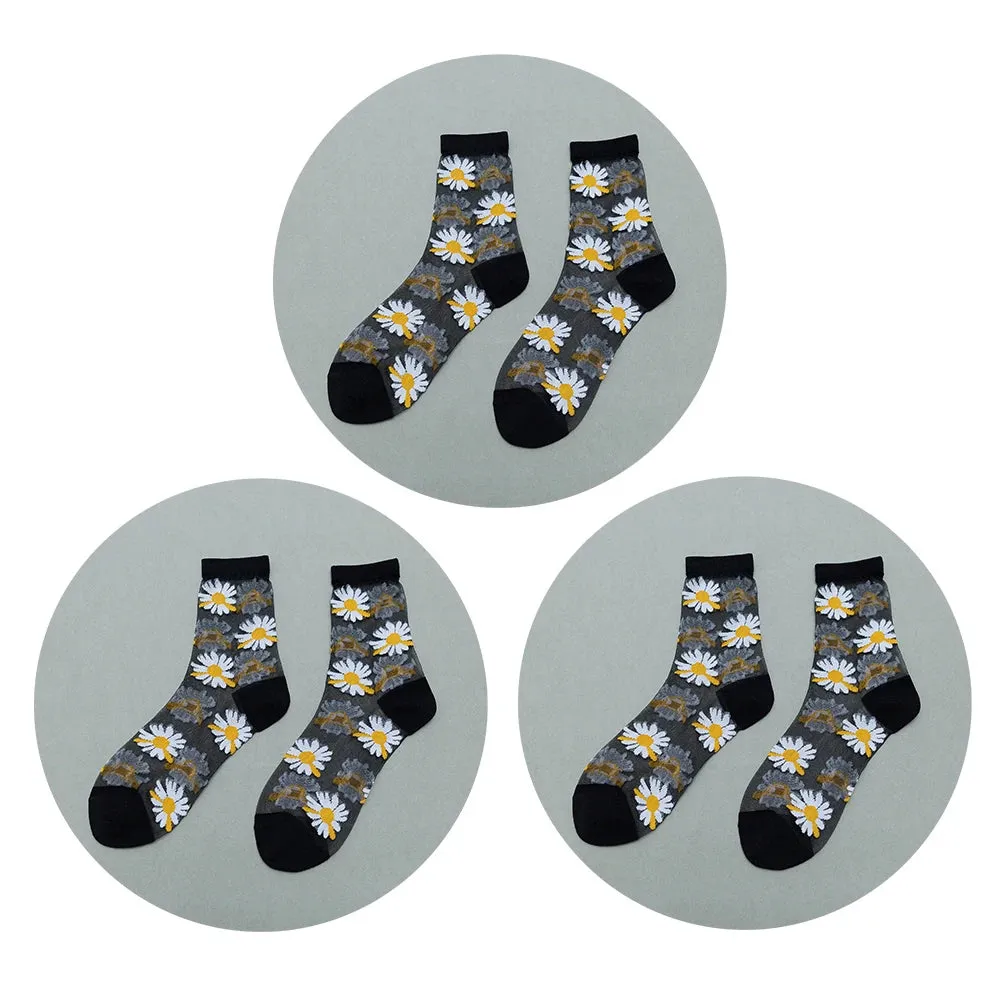 A Bloomy Summer Socks