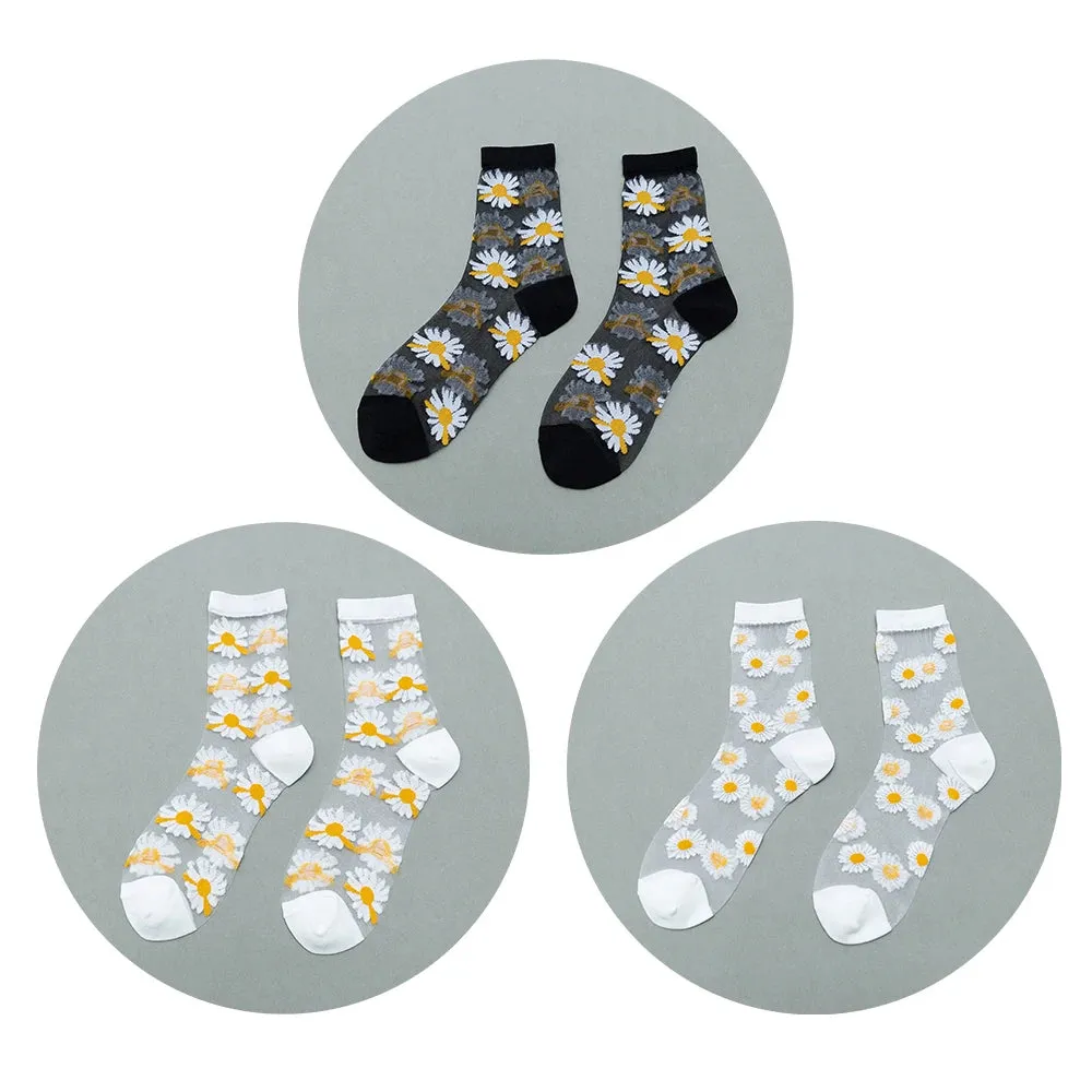 A Bloomy Summer Socks