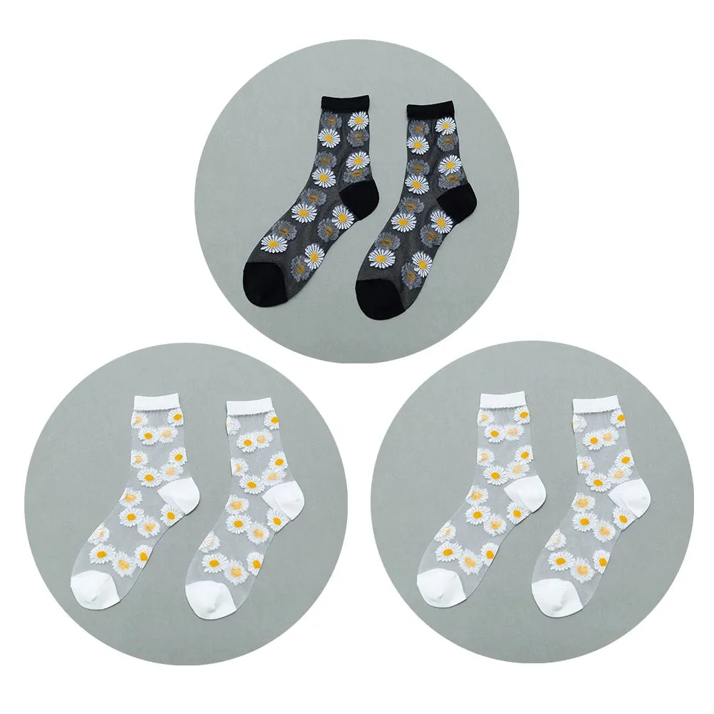 A Bloomy Summer Socks