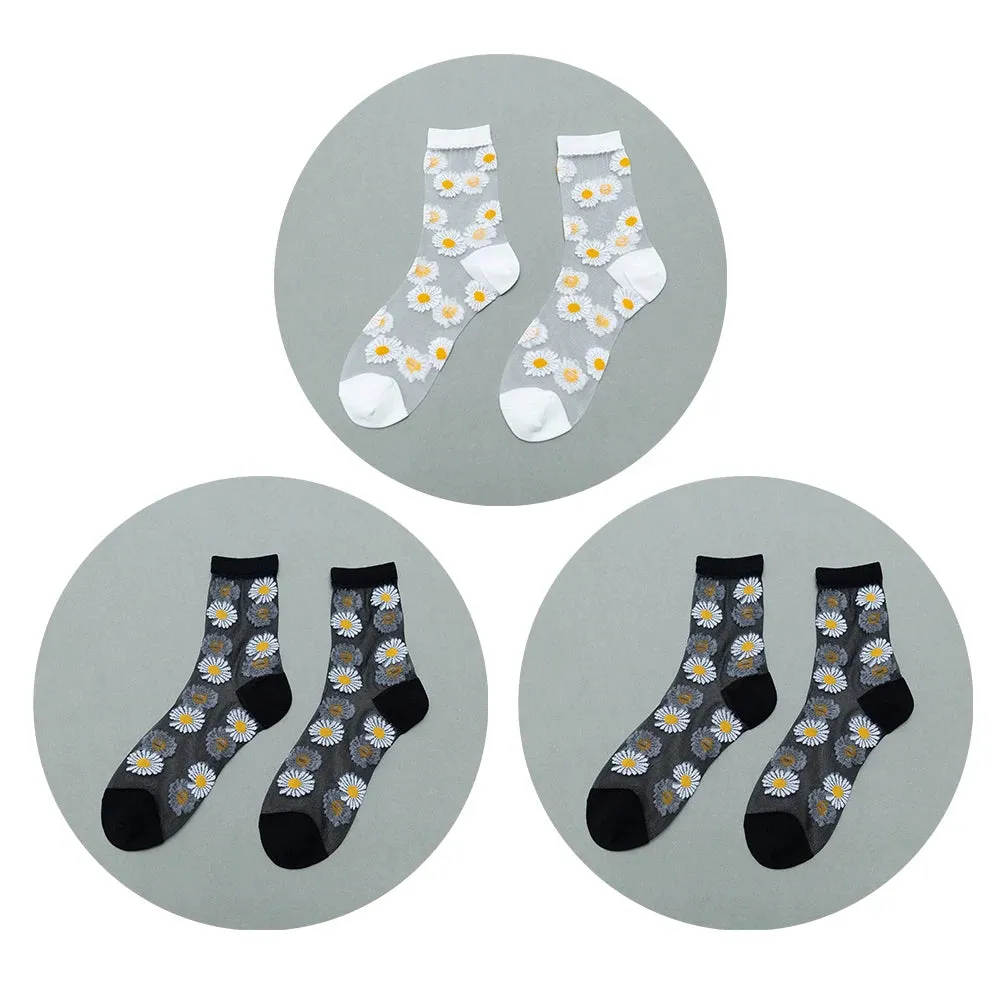 A Bloomy Summer Socks
