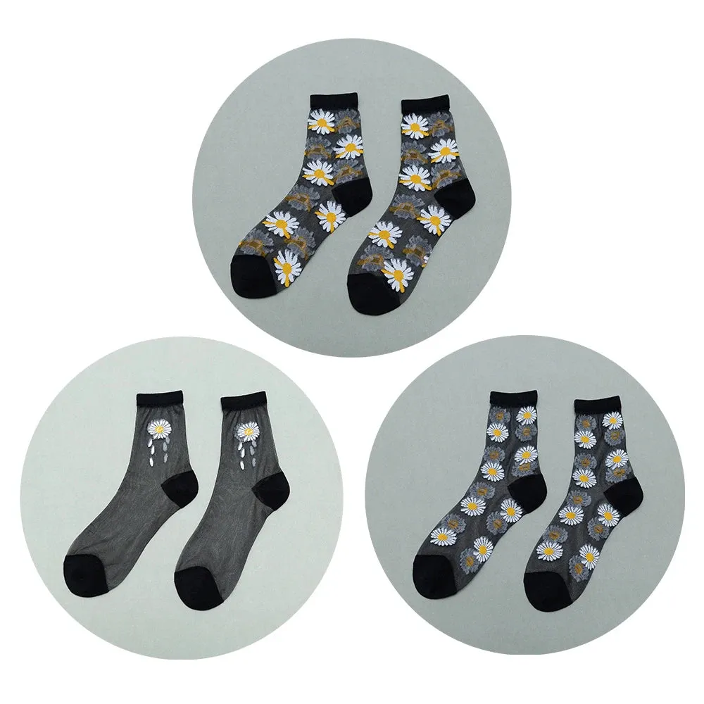 A Bloomy Summer Socks