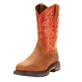 ARIAT - WorkHog - Wide Square Steel Toe - Dark Earth / Brick