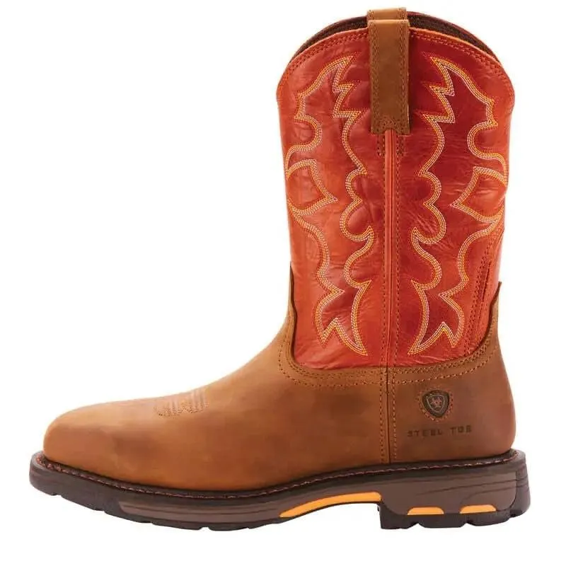 ARIAT - WorkHog - Wide Square Steel Toe - Dark Earth / Brick