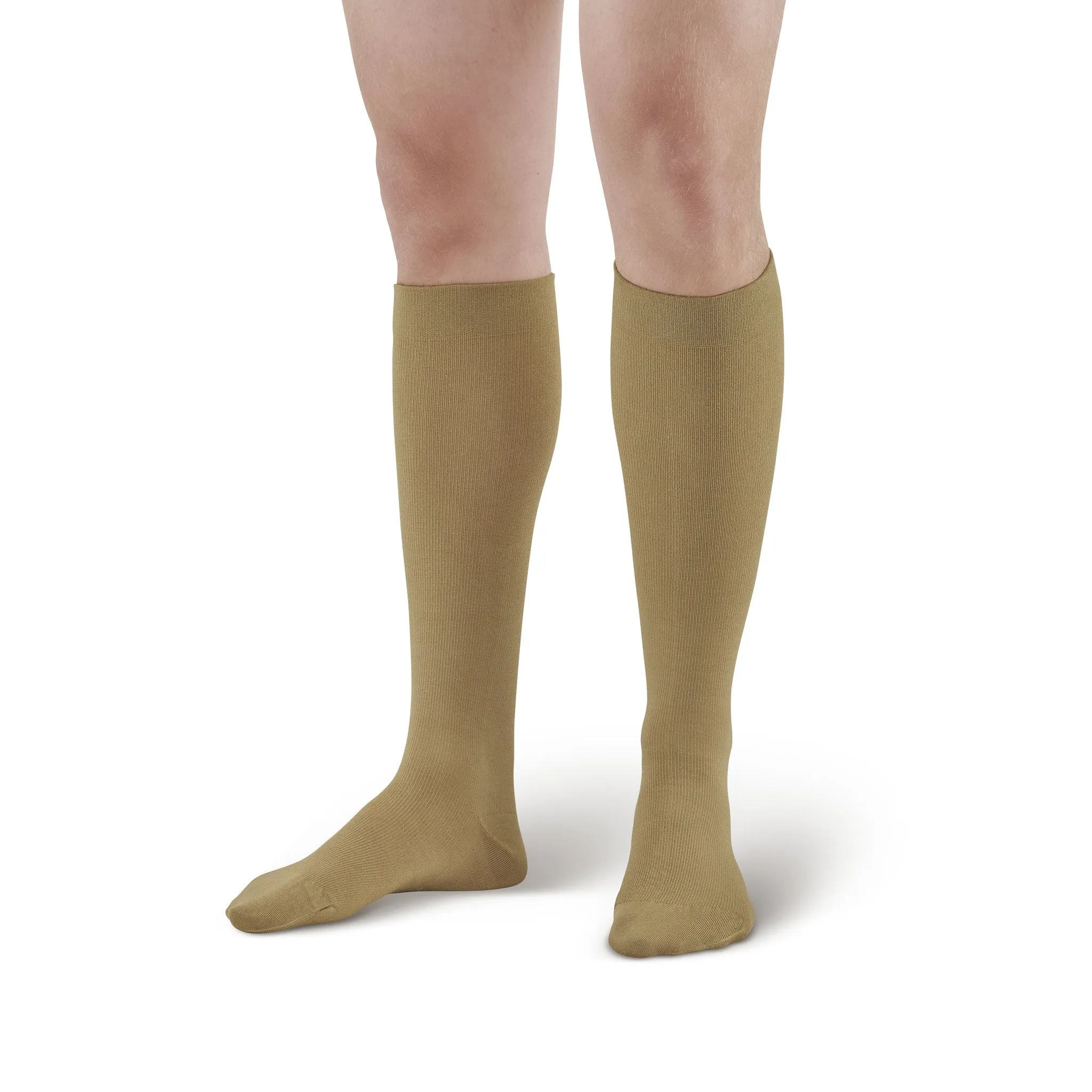 AW 624 Men's Premium Rayon Knee High Socks 8-15 mmHg