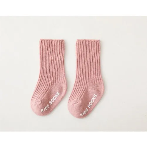 Baby Girls Soft Ruffle Angel Wing Cotton Socks Knee High Leg Warmers Socks