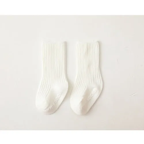 Baby Girls Soft Ruffle Angel Wing Cotton Socks Knee High Leg Warmers Socks