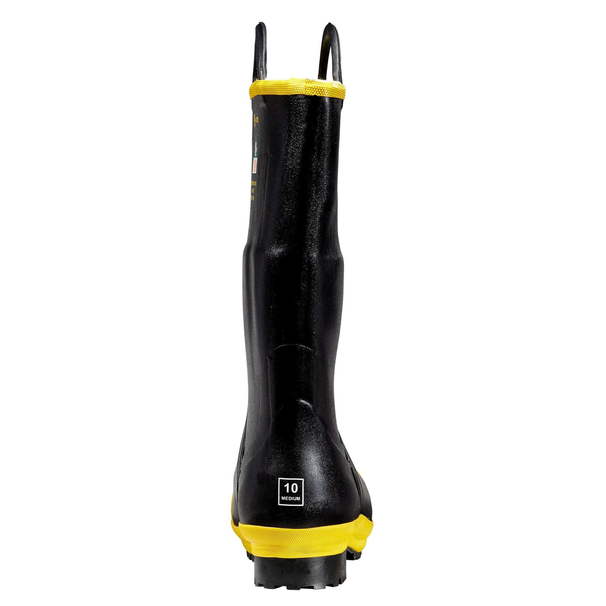 Black Diamond Rubber Firefighter Boot