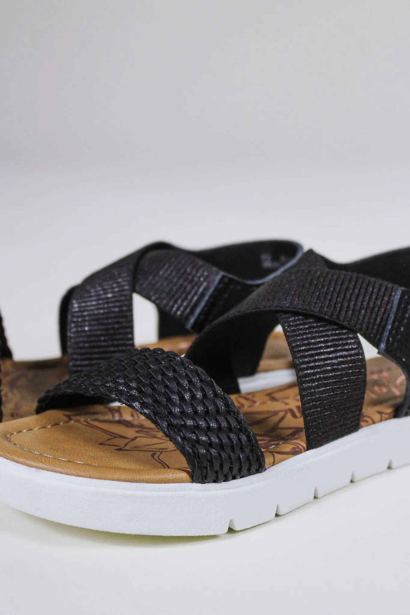 Brixy Black Girls Blowfish Sandal