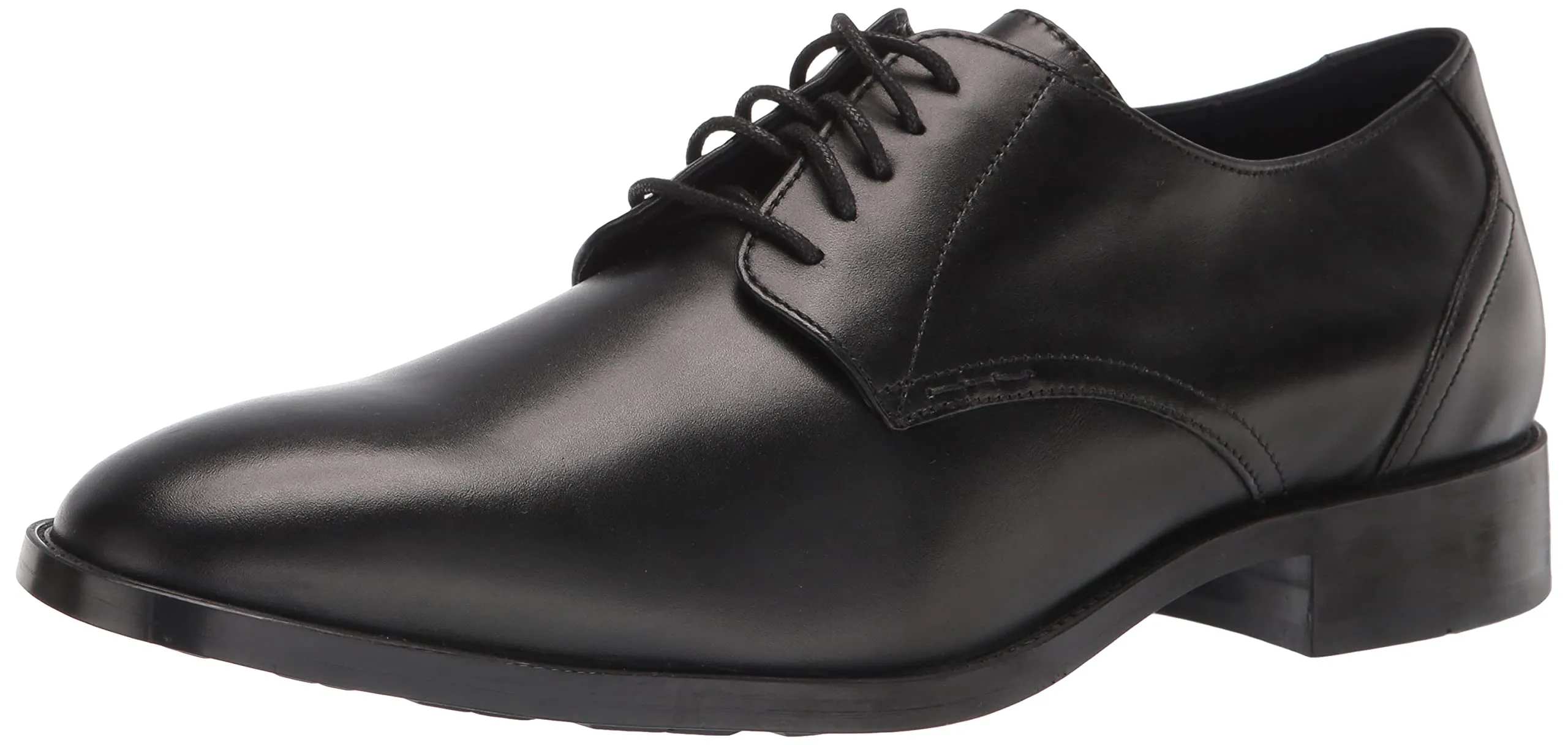 Cole Haan mens Hawthorne Black Leather Comfortable Elegant Plain Oxfords Shoes