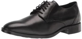Cole Haan mens Hawthorne Black Leather Comfortable Elegant Plain Oxfords Shoes