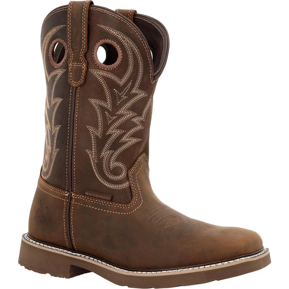 Core 37 Western 11" Waterproof Pull-On Work Boot
