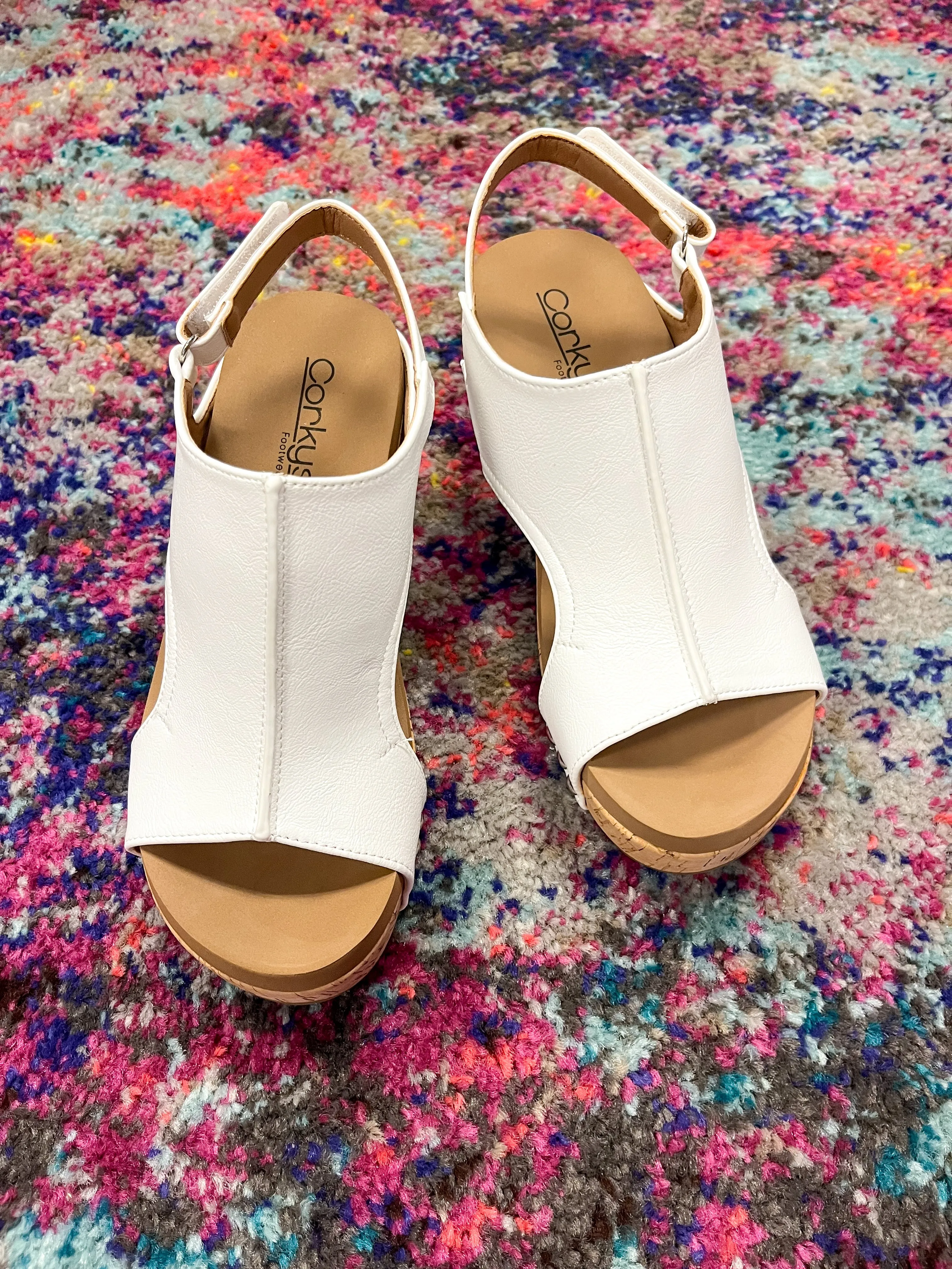 Corkys Moon Smooth Carley Wedges