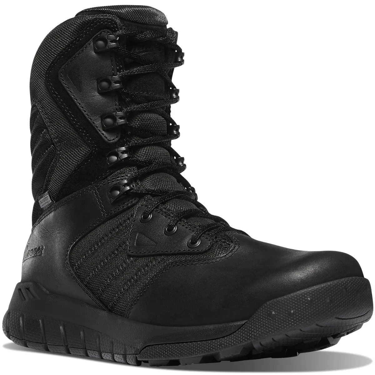 DANNER Instinct Tactical Mens 8" Black Side-Zip Non-Insulated Boot