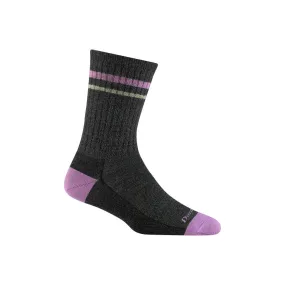DARN TOUGH LETTERMAN CREW SOCKS PEWTER - WOMENS