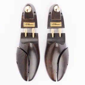 FOOT FEDERATION BLACK COLOR MEN'S WOODEN SHOE TREE WITH TWIN TUBES