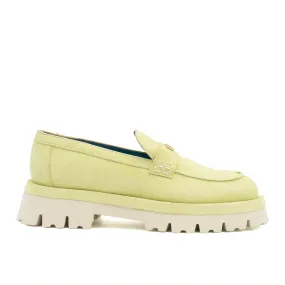 Francesca Loafer Lt Green Cashmere
