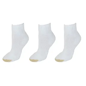 Gold Toe Women's Cushioned AquaFx Quarter Ankle Socks (Pack of 3)