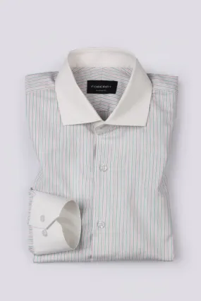 Green Pink Balanced Stripes Shirt