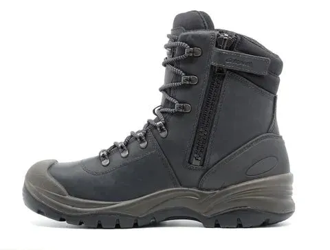 Grisport Monza Black Zip side Safety Boot