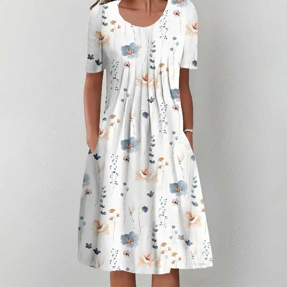 Heather - Classic Floral Dress