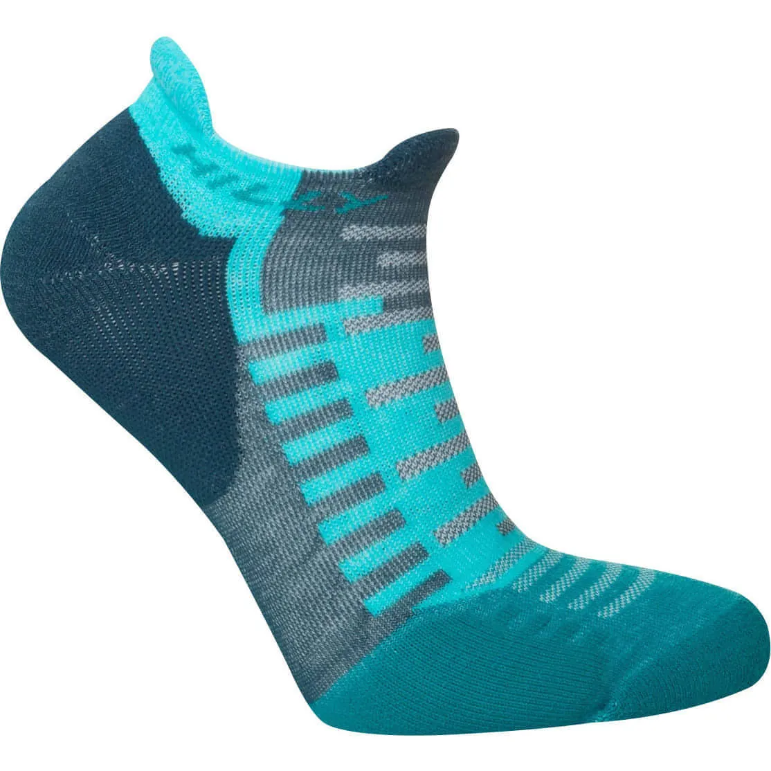 Hilly Active Socklet Running Socks - Blue