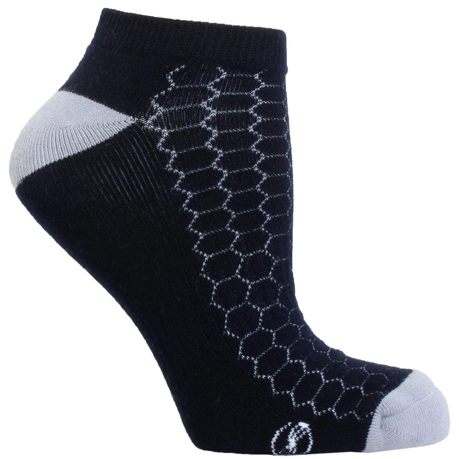 Honeycomb No Show Performance Sock - 3 Pack
