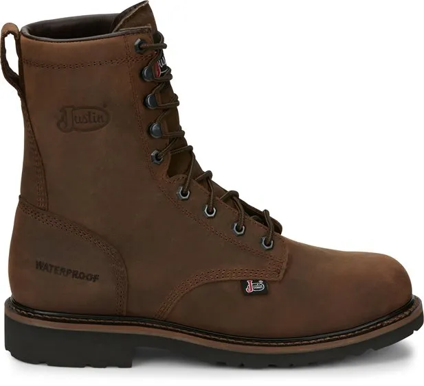 Justin Men's Drywall Steel Toe Brown Work Boot (SE961)