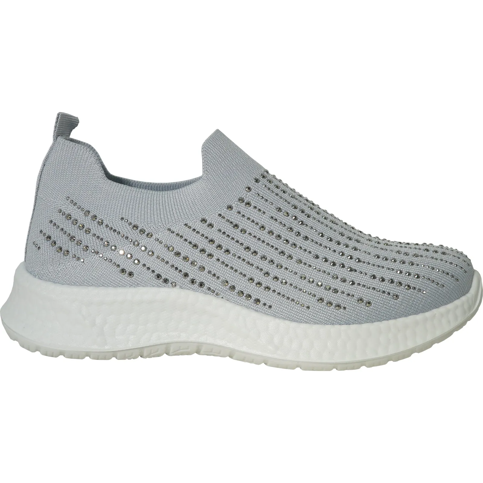 KOZI Women Casual Shoe YQ3261 Comfort Shoe Silver
