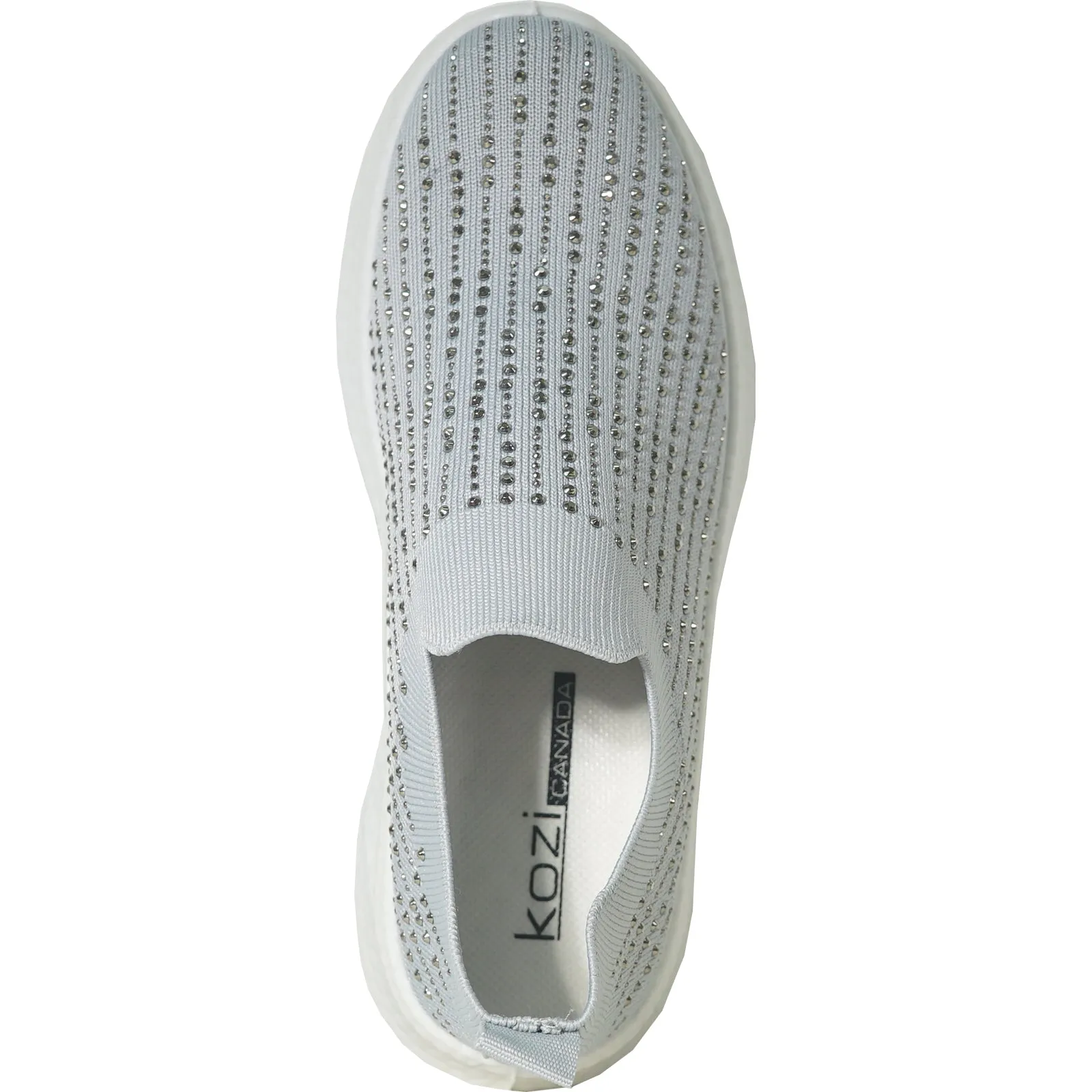 KOZI Women Casual Shoe YQ3261 Comfort Shoe Silver
