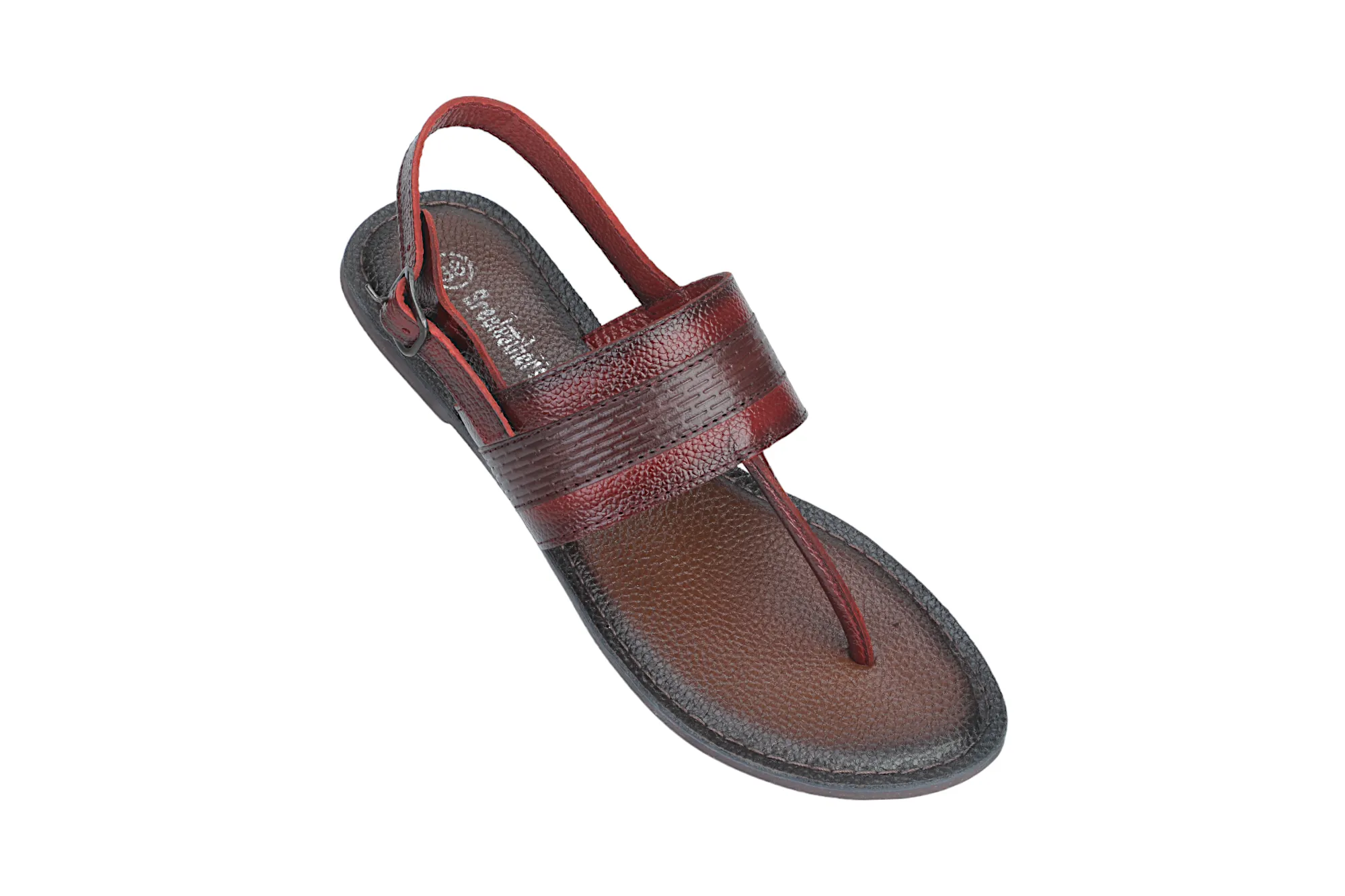 LADIES FLAT LEATHER SANDAL 999528