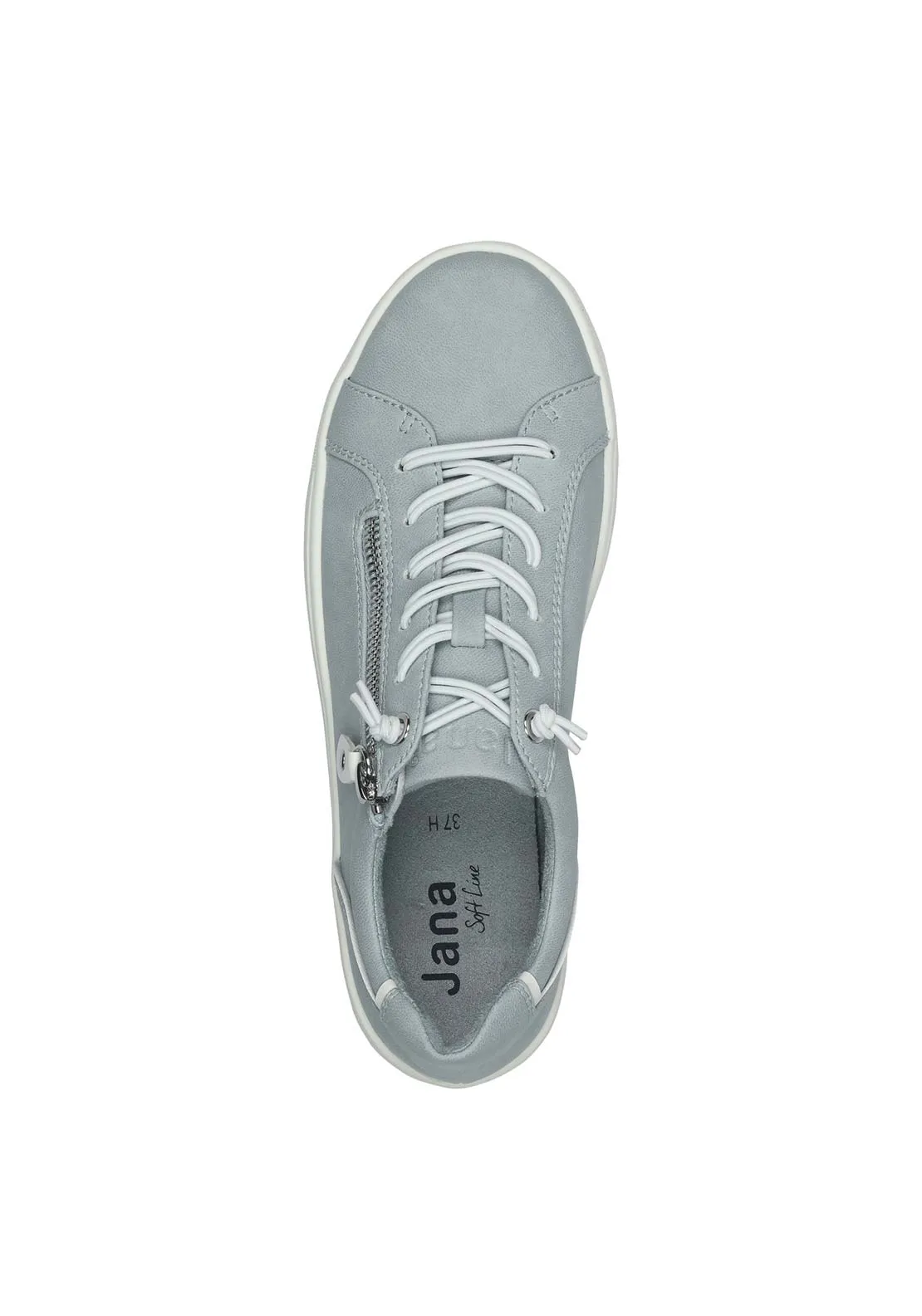 Ladies Lace Up Shoe - Sky