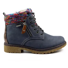 Lunar Jalapeno Ladies Knitted Top Lace Boot