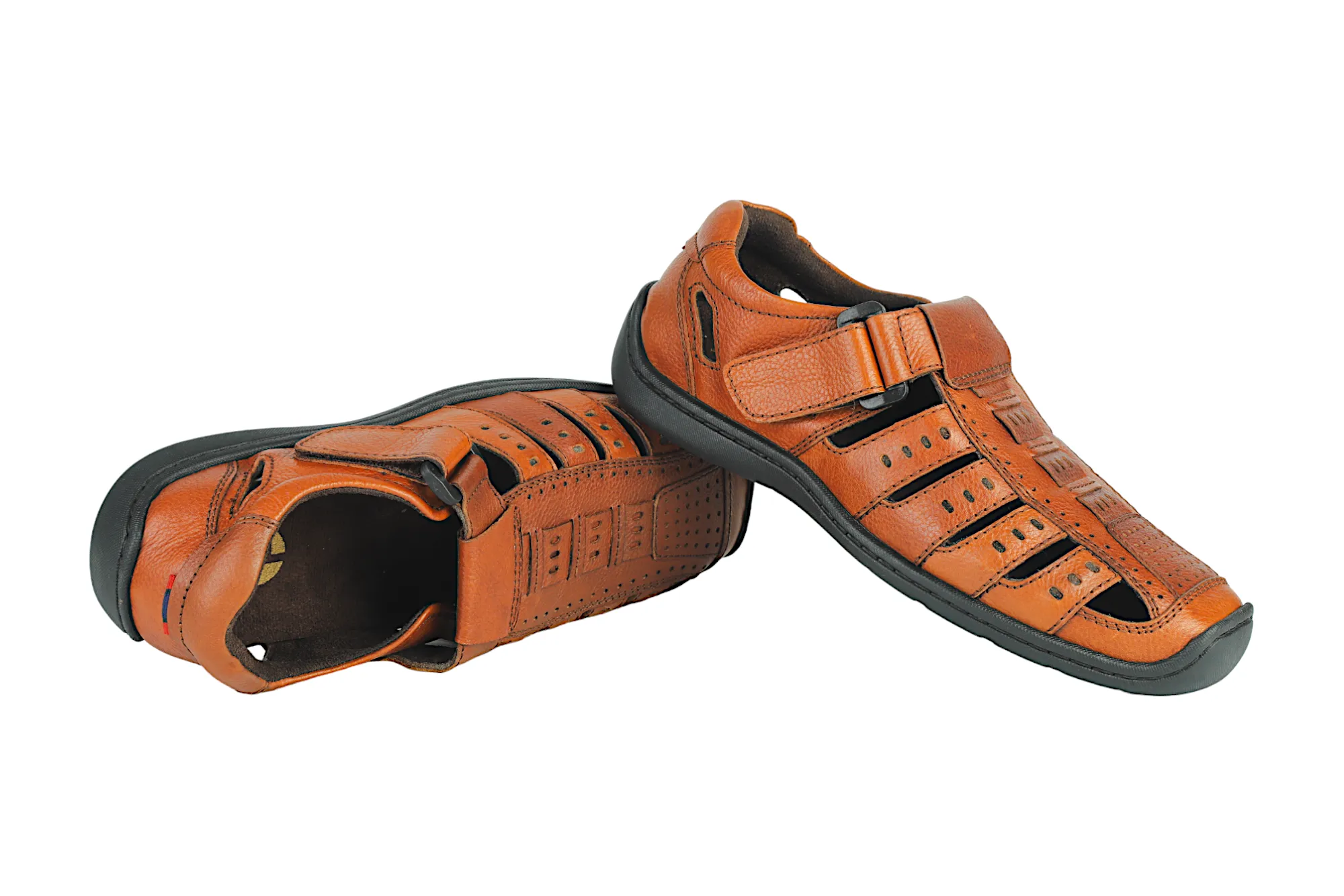 Mens Premium leather fisherman sandal 45866