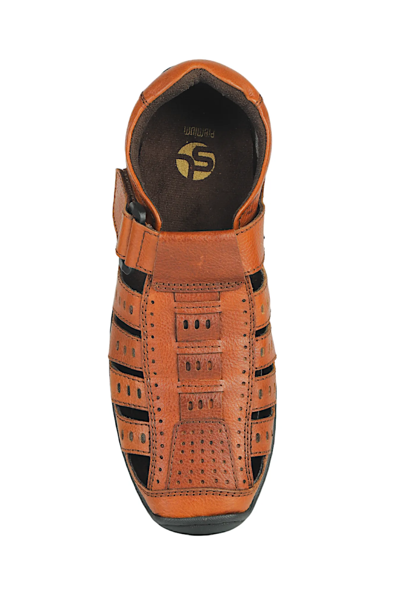 Mens Premium leather fisherman sandal 45866