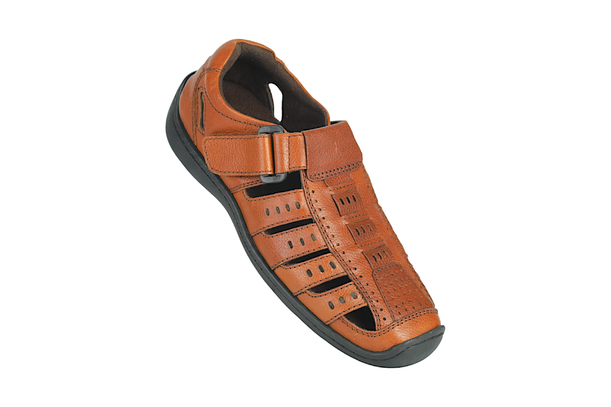 Mens Premium leather fisherman sandal 45866