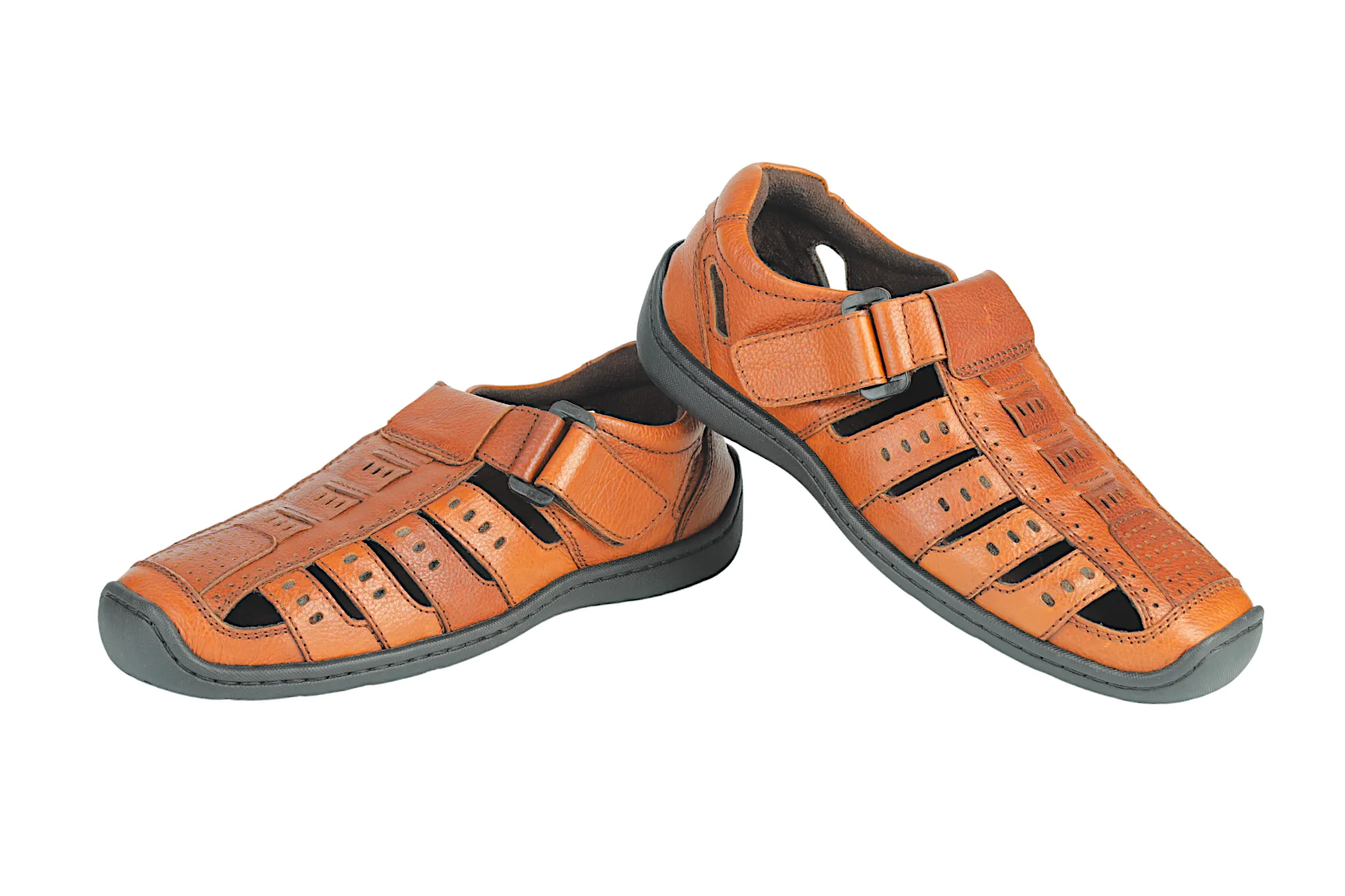 Mens Premium leather fisherman sandal 45866