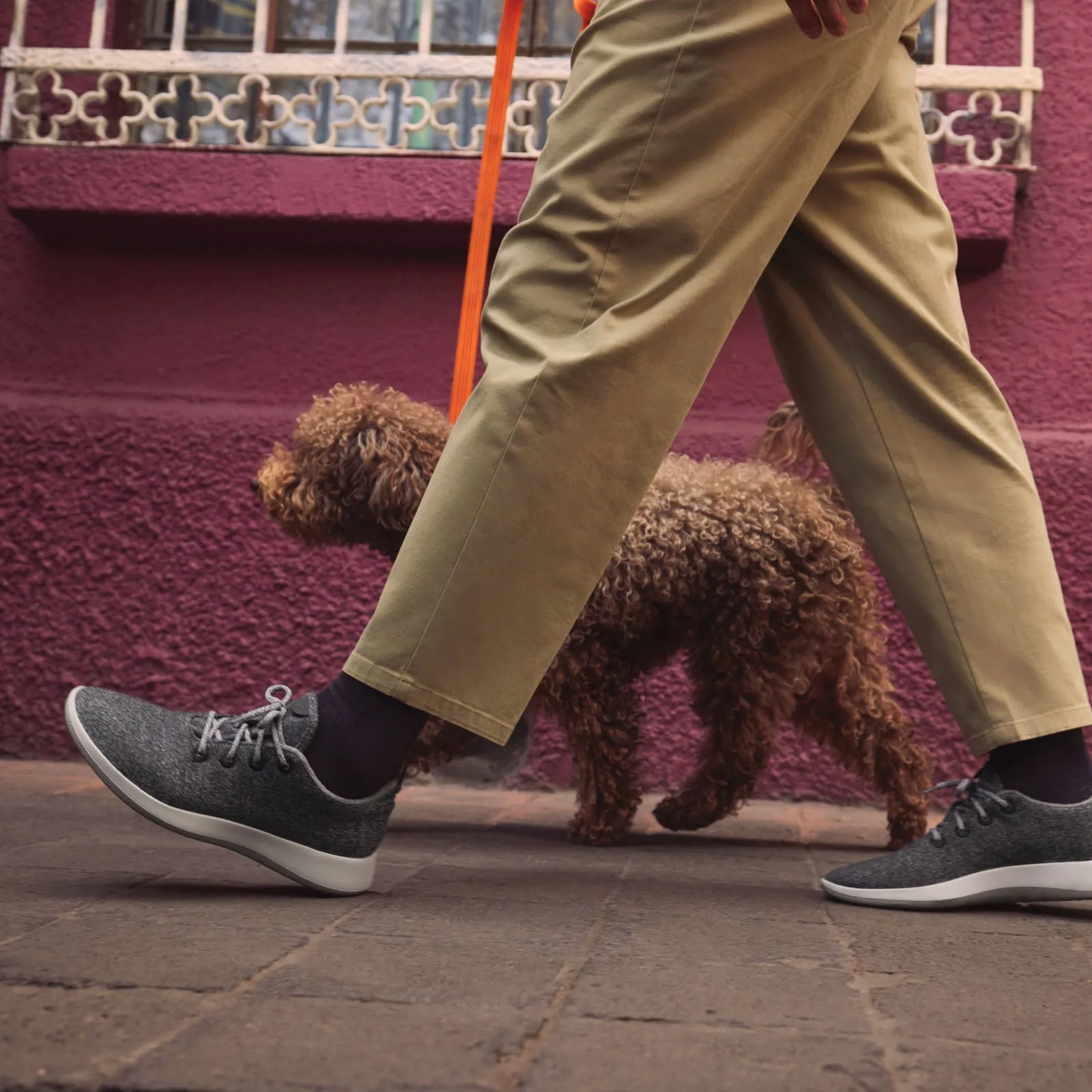 Men's Wool Runners - Natural Grey (Light Grey Sole)