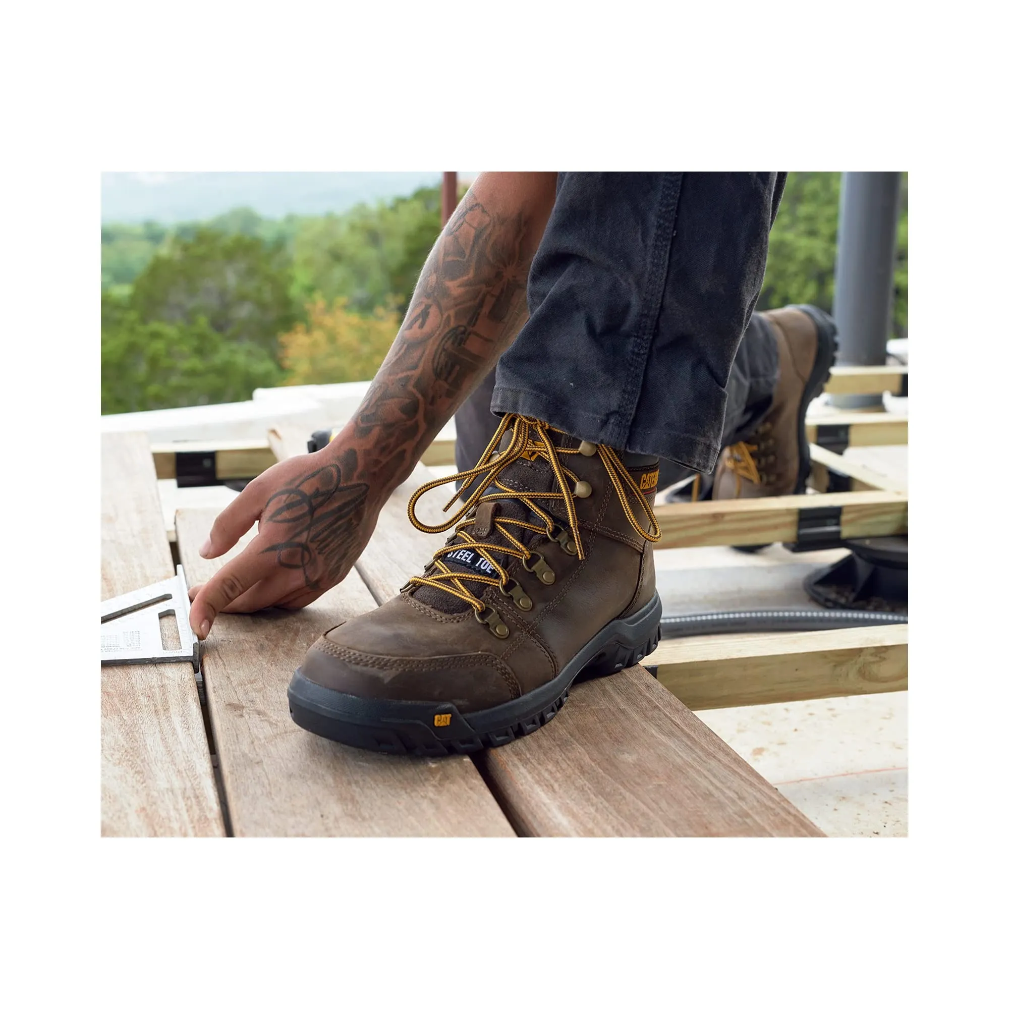 Outline Steel-Toe Boots - Men