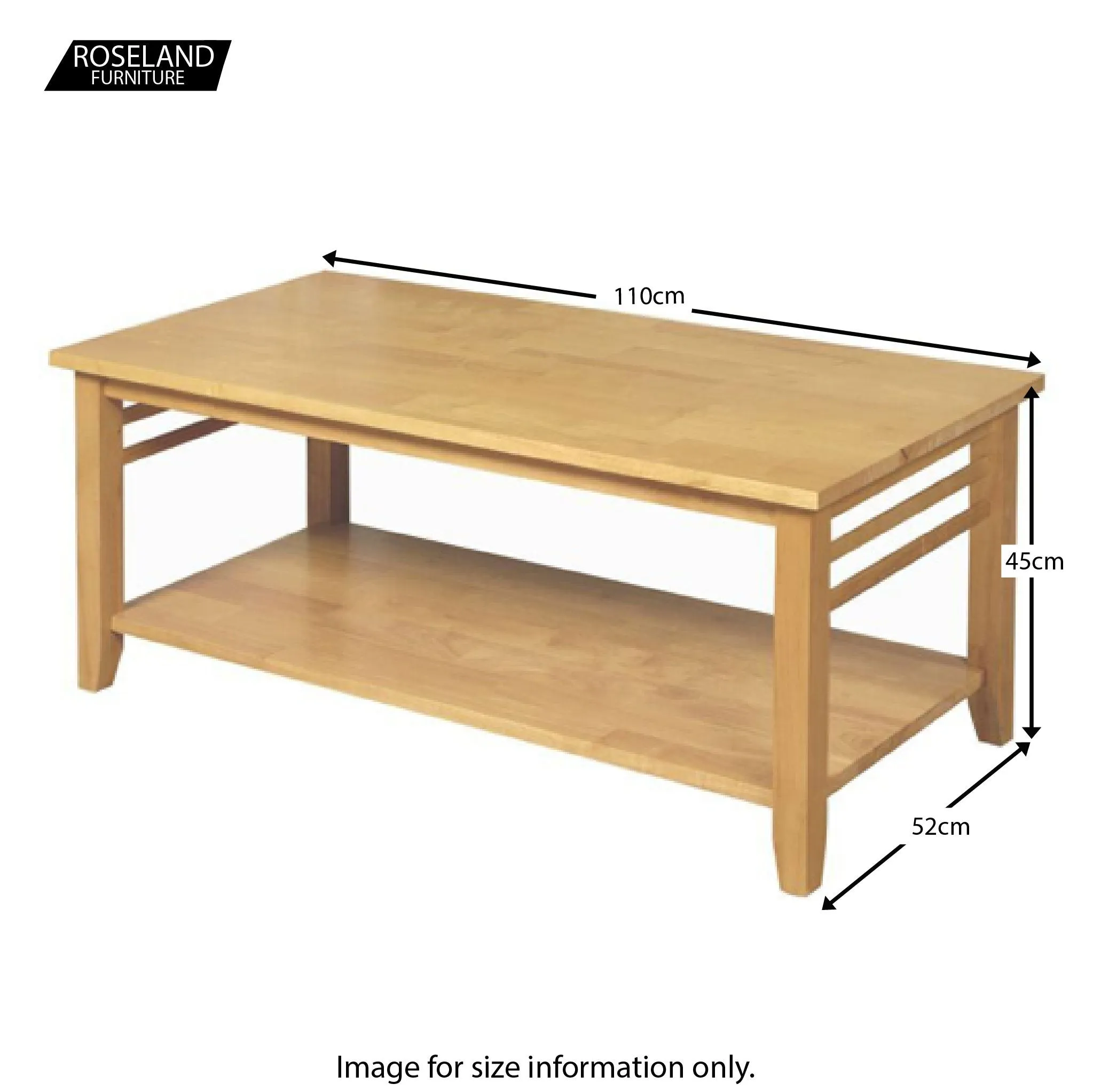 Oxford Light Oak Coffee Table