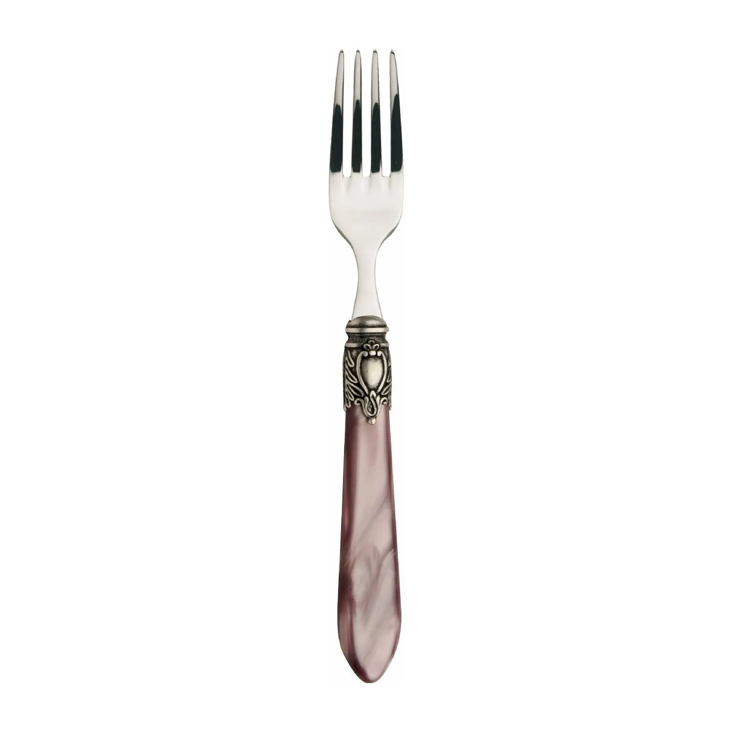 OXFORD OLD SILVER-PLATED RING 6 DESSERT & SALAD FORKS