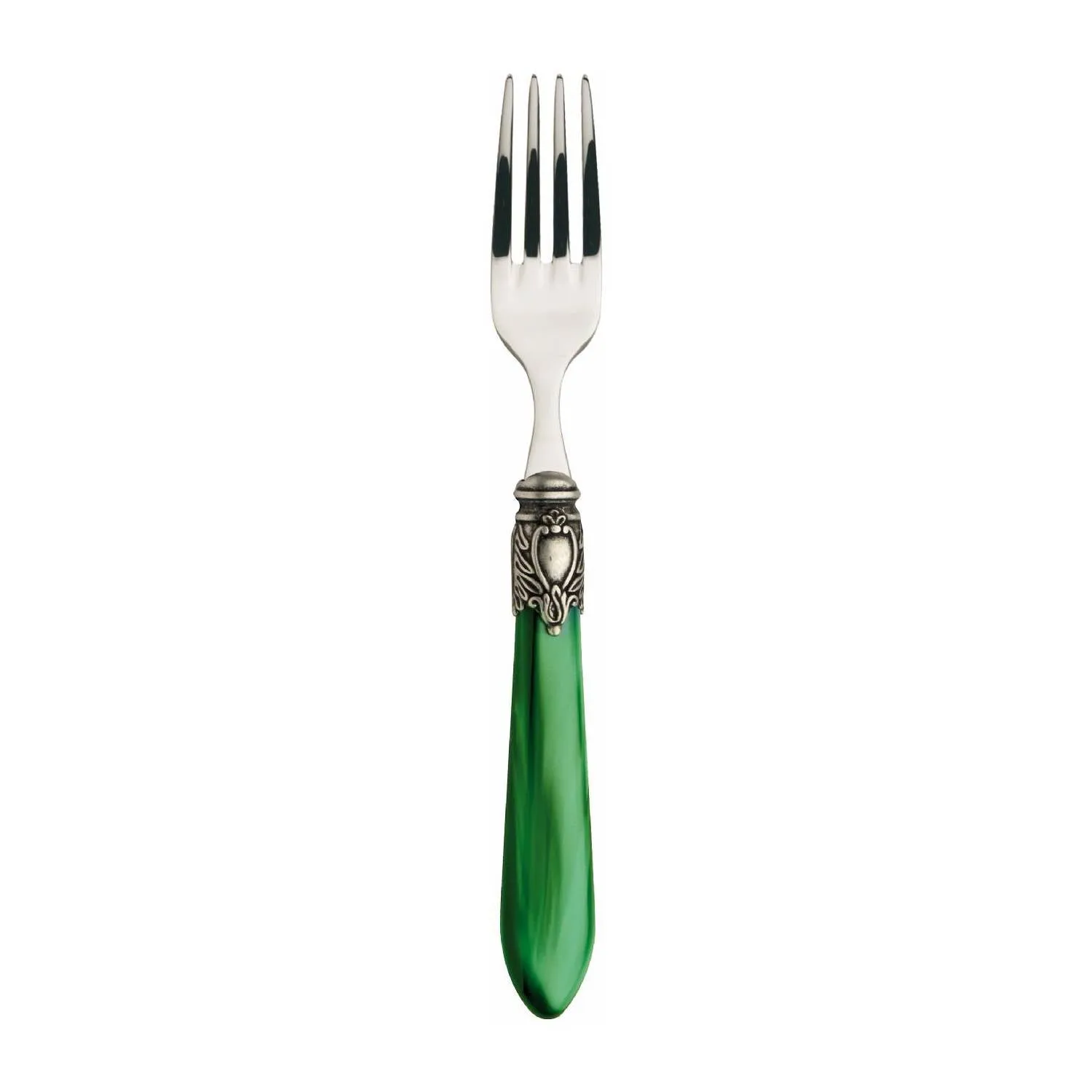 OXFORD OLD SILVER-PLATED RING 6 DESSERT & SALAD FORKS