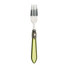 OXFORD OLD SILVER-PLATED RING 6 DESSERT & SALAD FORKS