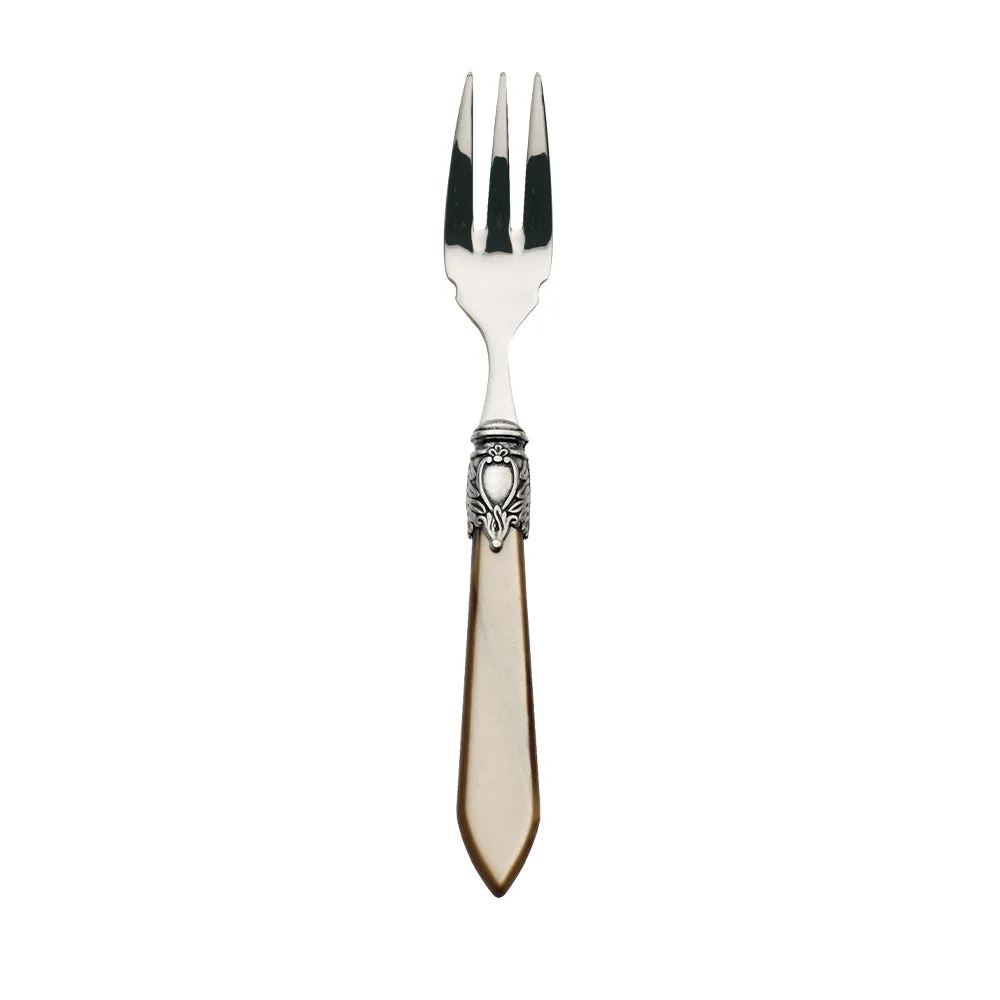 OXFORD OLD SILVER-PLATED RING 6 FISH FORKS