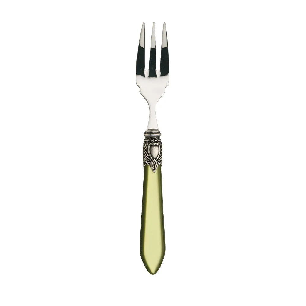 OXFORD OLD SILVER-PLATED RING 6 FISH FORKS